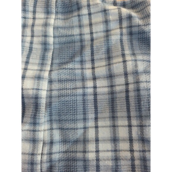 Brandy Melville Blue Plaid Mini Skirt One Size - Picture 2 of 6